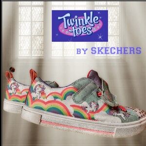 Skechers Twinkle Toes Rainbow Unicorn Shoes